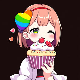 Anime Girl Kawaii PFP Bright Treats