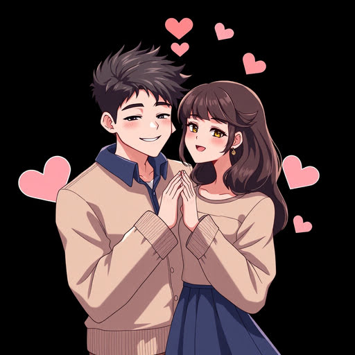Couple Profile Picture Anime | Romantic Anime DP