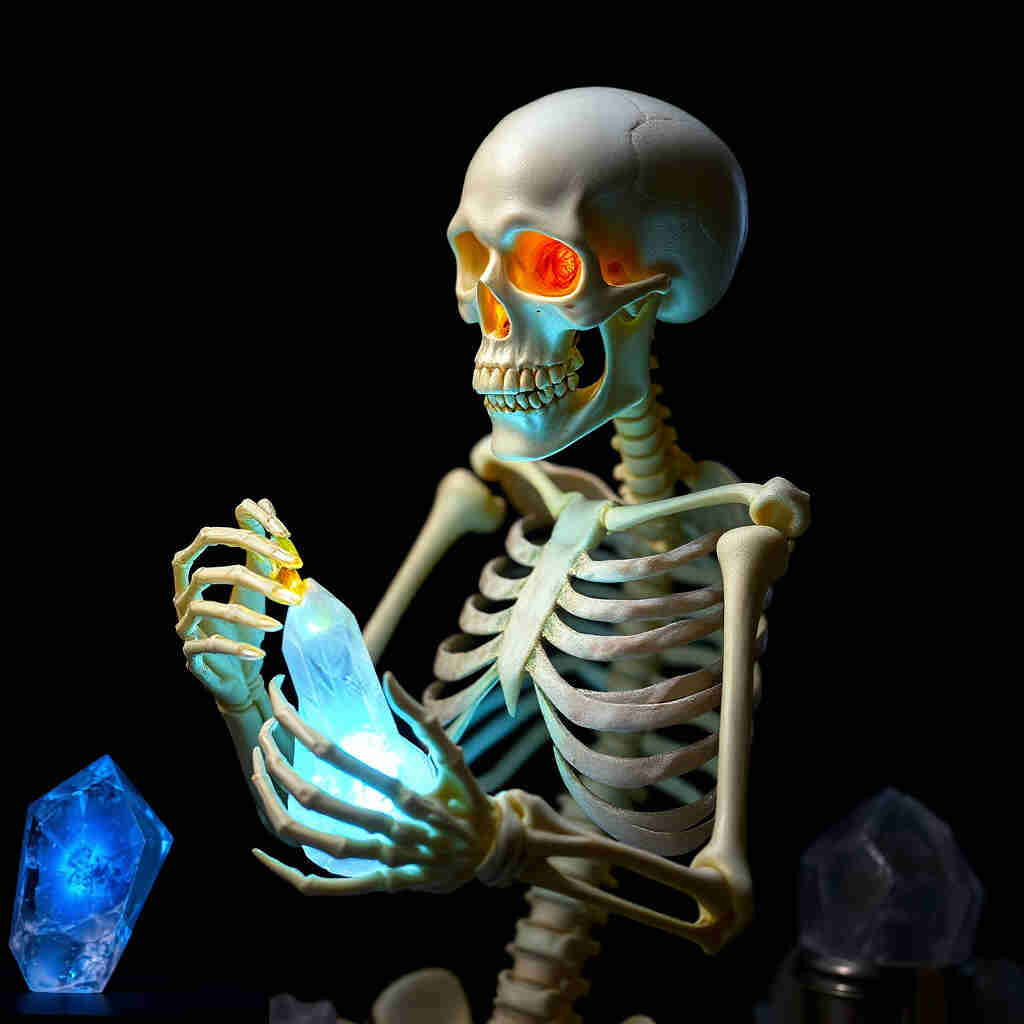Crystal Bonesmith | Gemstone Skeleton PFP