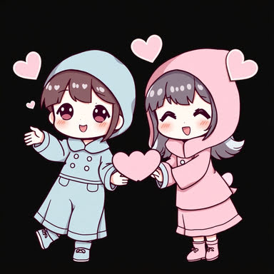 Cute Matching PFP | Kawaii Friendship Duo