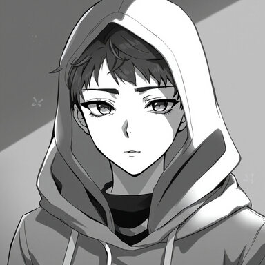 Hoodie Anime PFP | Mysterious Profile Picture