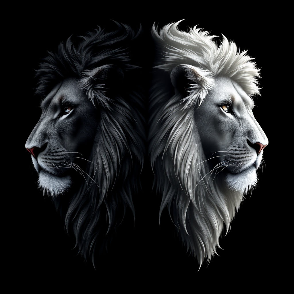 Lion PFP | Binary Contrast