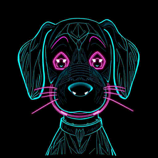 Neon Noir Snoopy