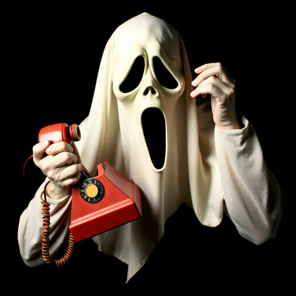 Phone Call Ghost Face Classic Horror PFP