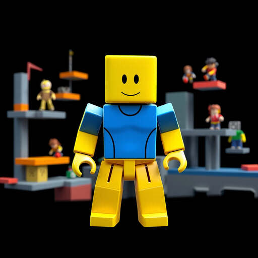 Roblox Noob in Game World