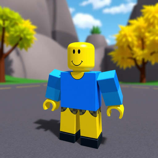 Roblox noob with yellow