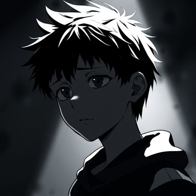 Sad Boy PFP | Emotional Anime Portrait