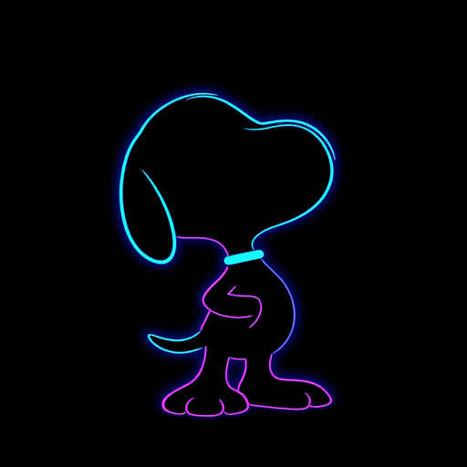 Snoopy Neon Dreams
