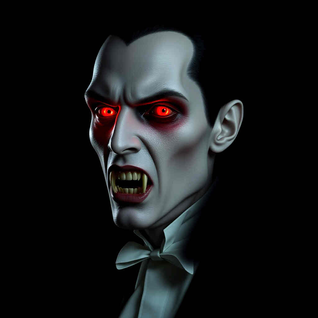 Vampire Lord PFP | Modern Horror Avatar