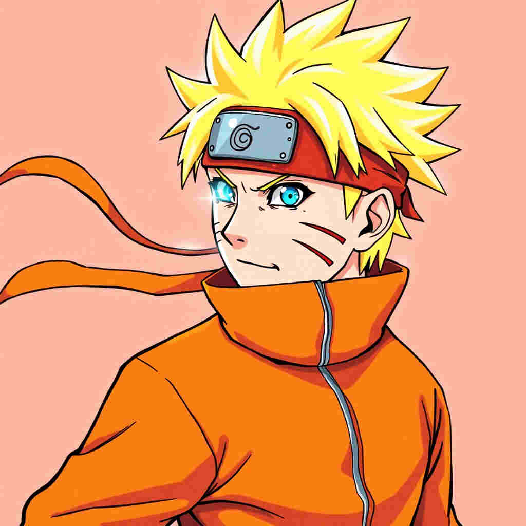 Colored Naruto Manga Glow | Picture