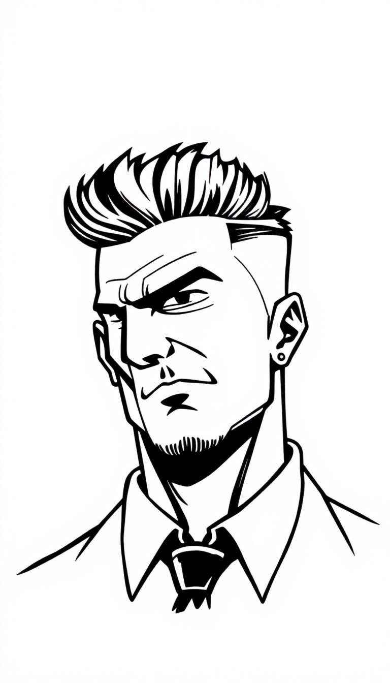 Cool Mafia Style PFP | Bad Boy Art