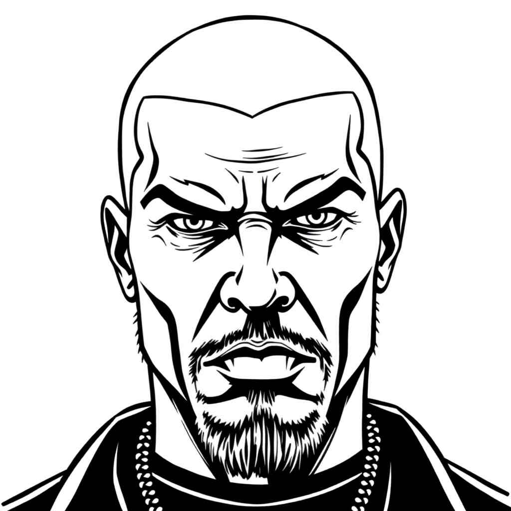 Gangster FB profile picture art