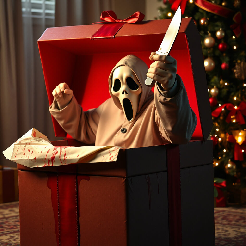 Ghostface Gift Box Surprise | Christmas PFP