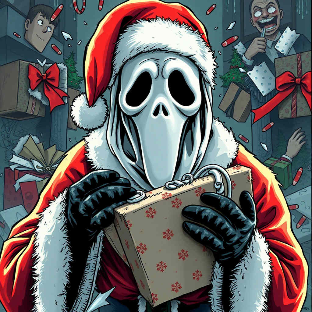 Ghostface Santa Assistant | Funny Christmas PFP
