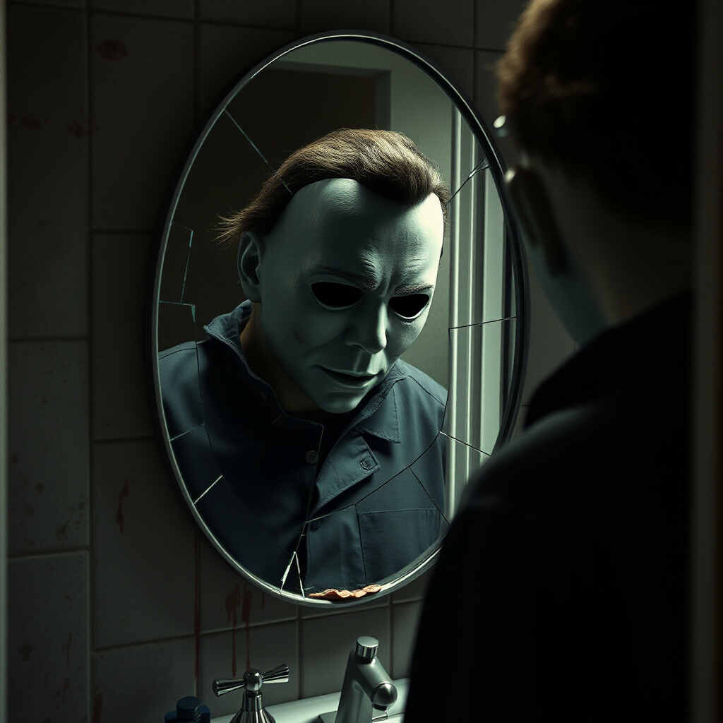 Michael Myers Mirror | Horror Profile Picture