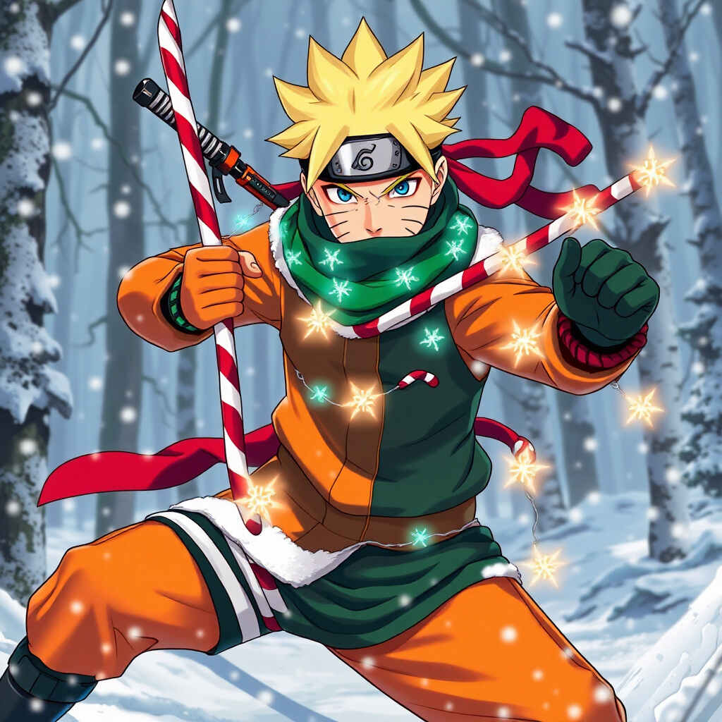Naruto Christmas Warrior | Action PFP