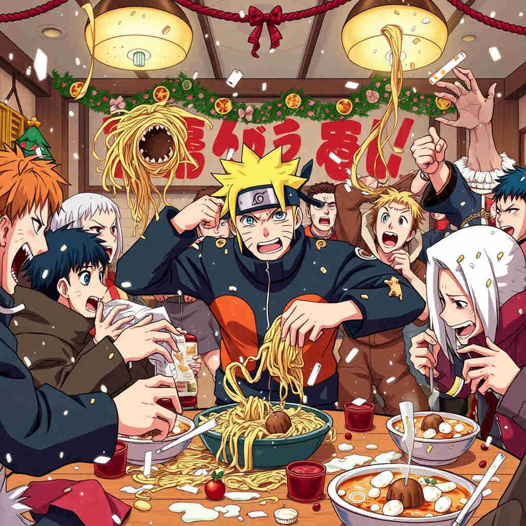 Naruto Food Fight Christmas | Funny PFP