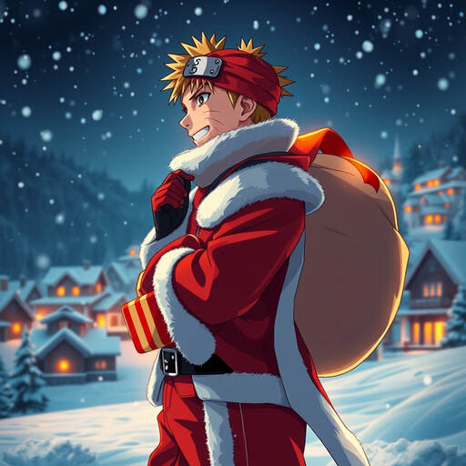 Naruto Santa Hokage | Christmas PFP