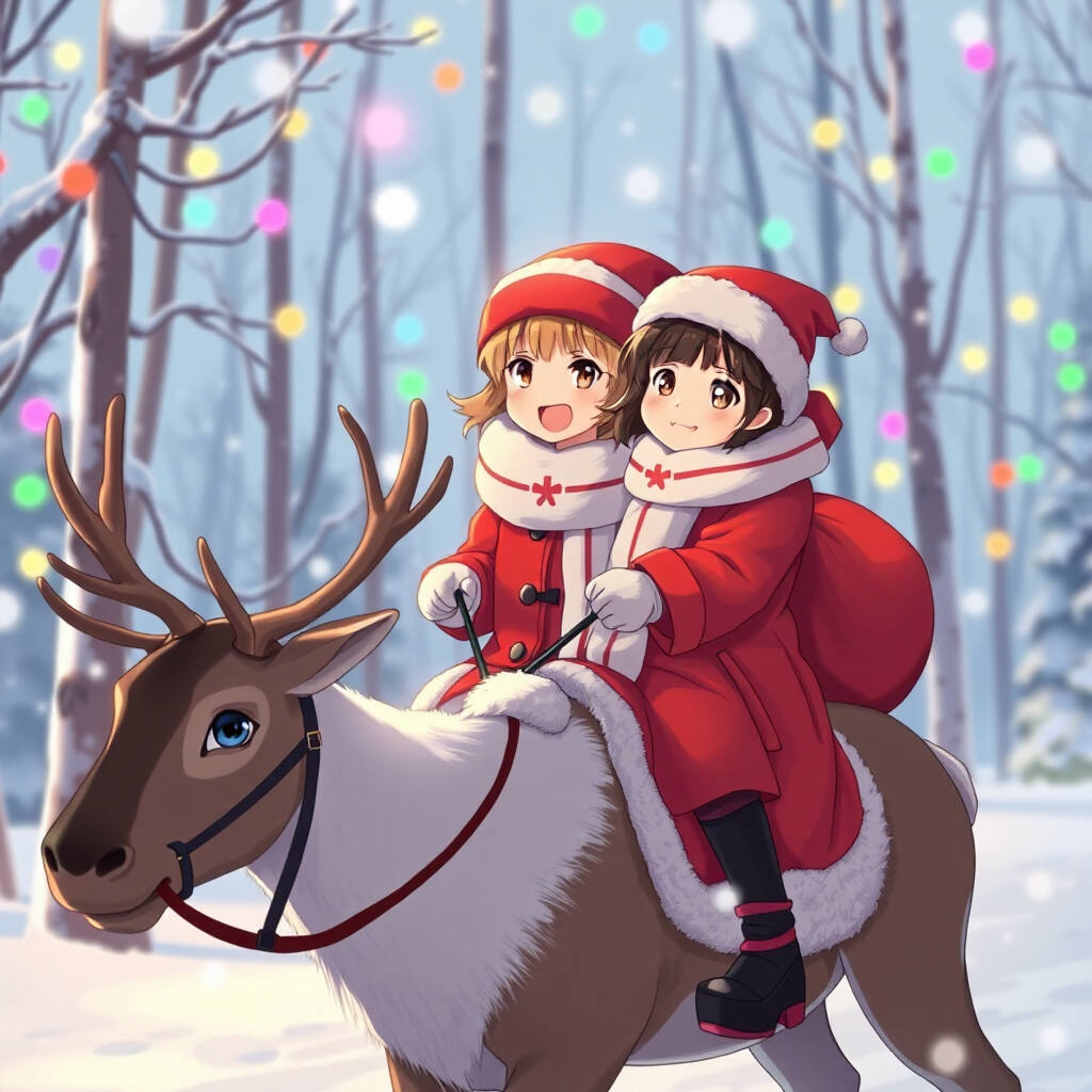 Reindeer Ride | Matching PFP