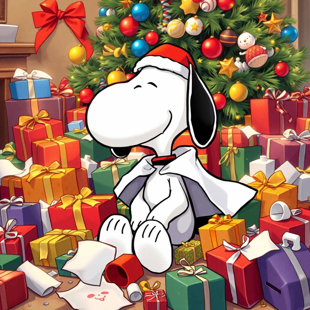 Snoopy Gift Warrior | Christmas PFP