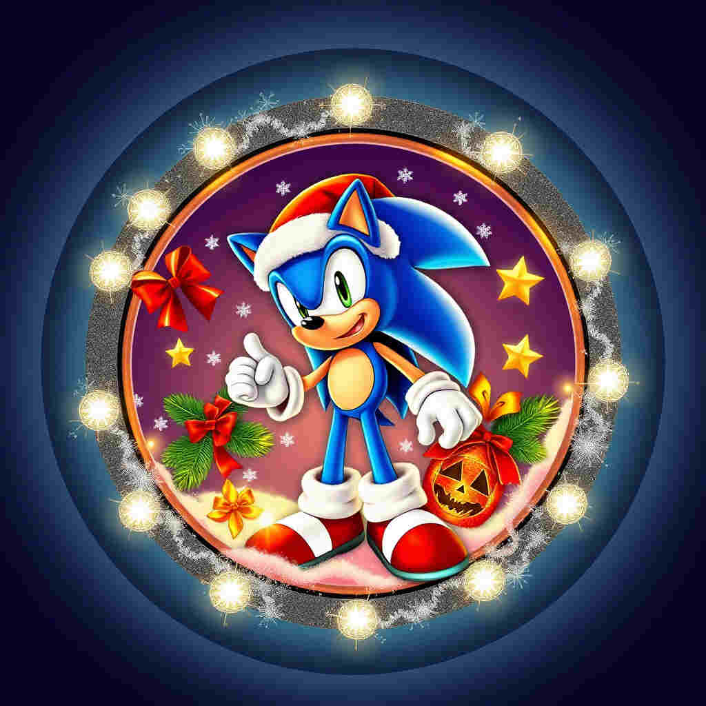 Sonic Christmas display picture