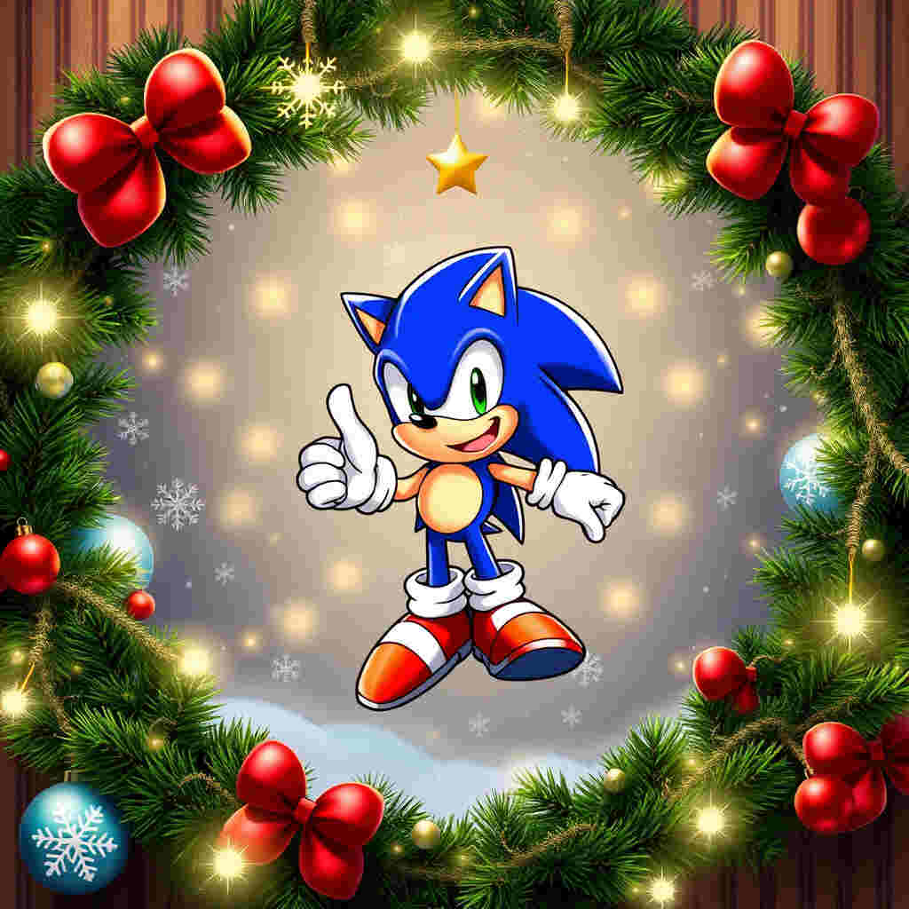 Sonic holiday circle profile