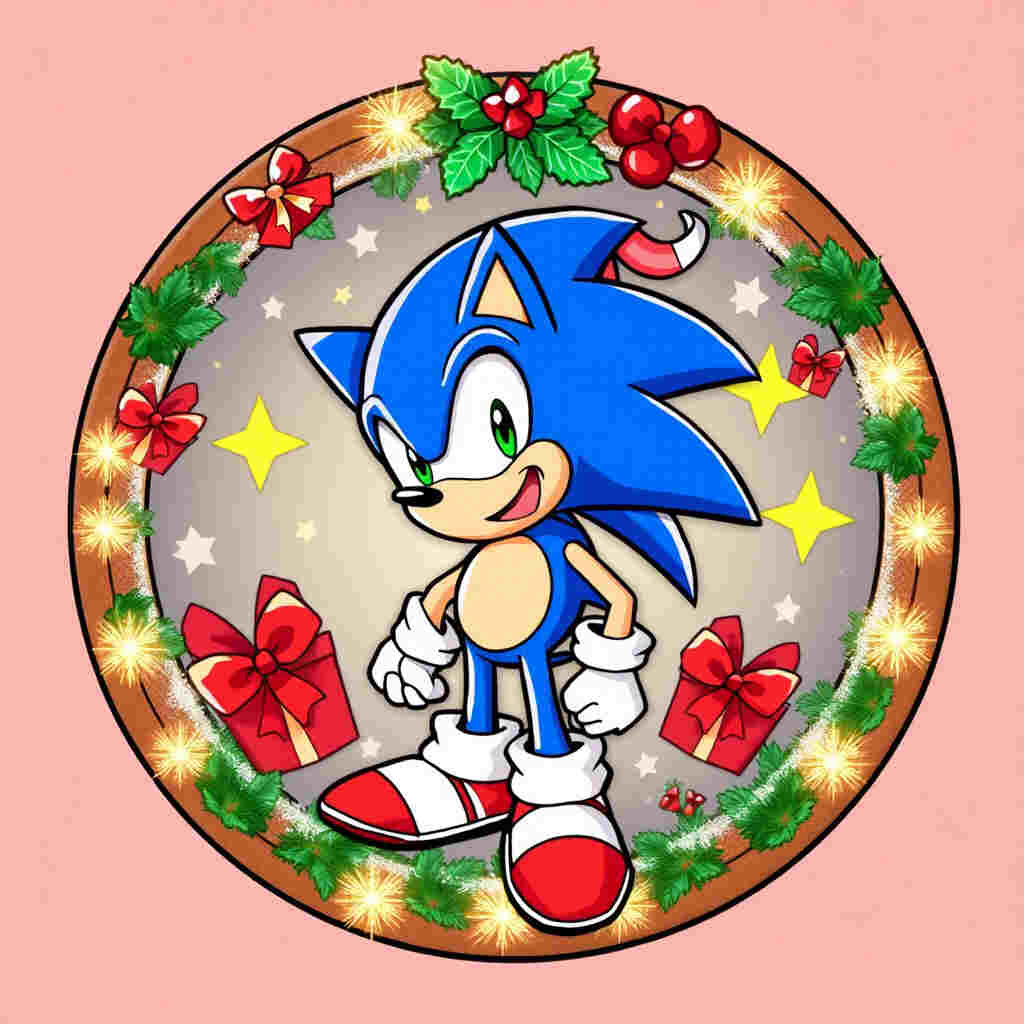 Sonic Xmas circle profile picture