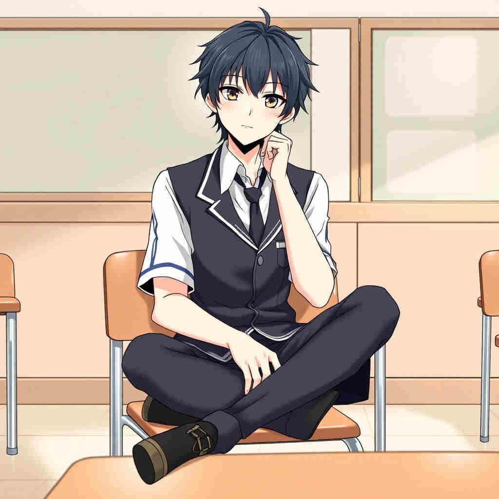 Yuta School Moment | Manga Casual Portrait