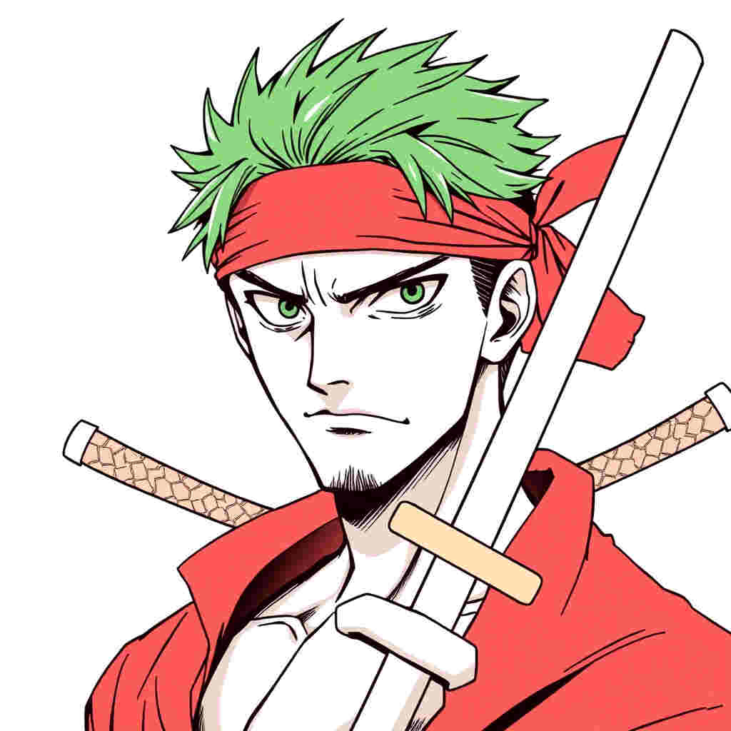 Zoro Manga Portrait | One Piece PFP