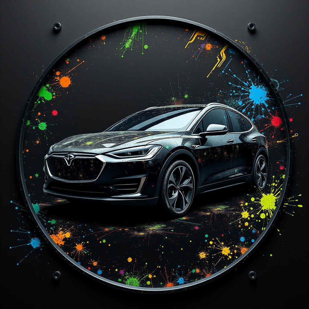 Electric car pfp 4k eco circle