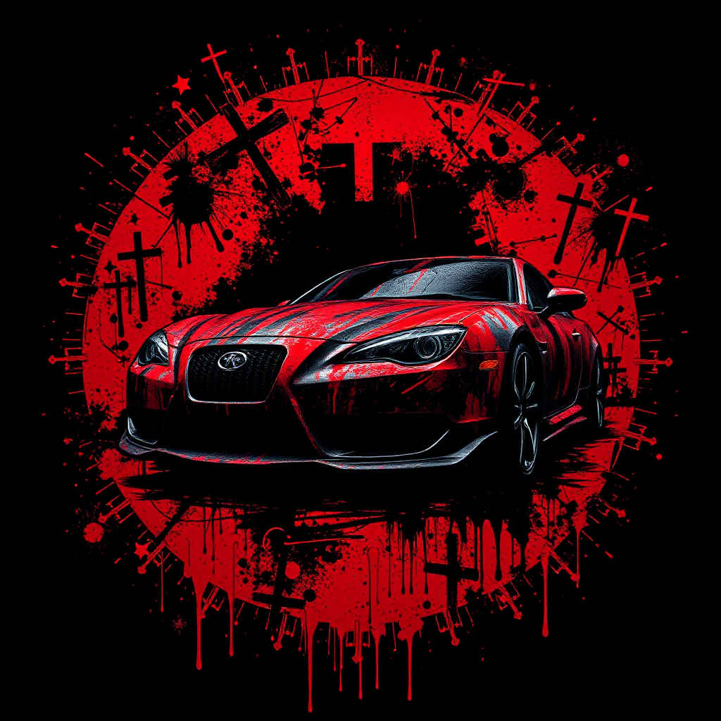 Playboi carti style car pfp 4k vamp circle