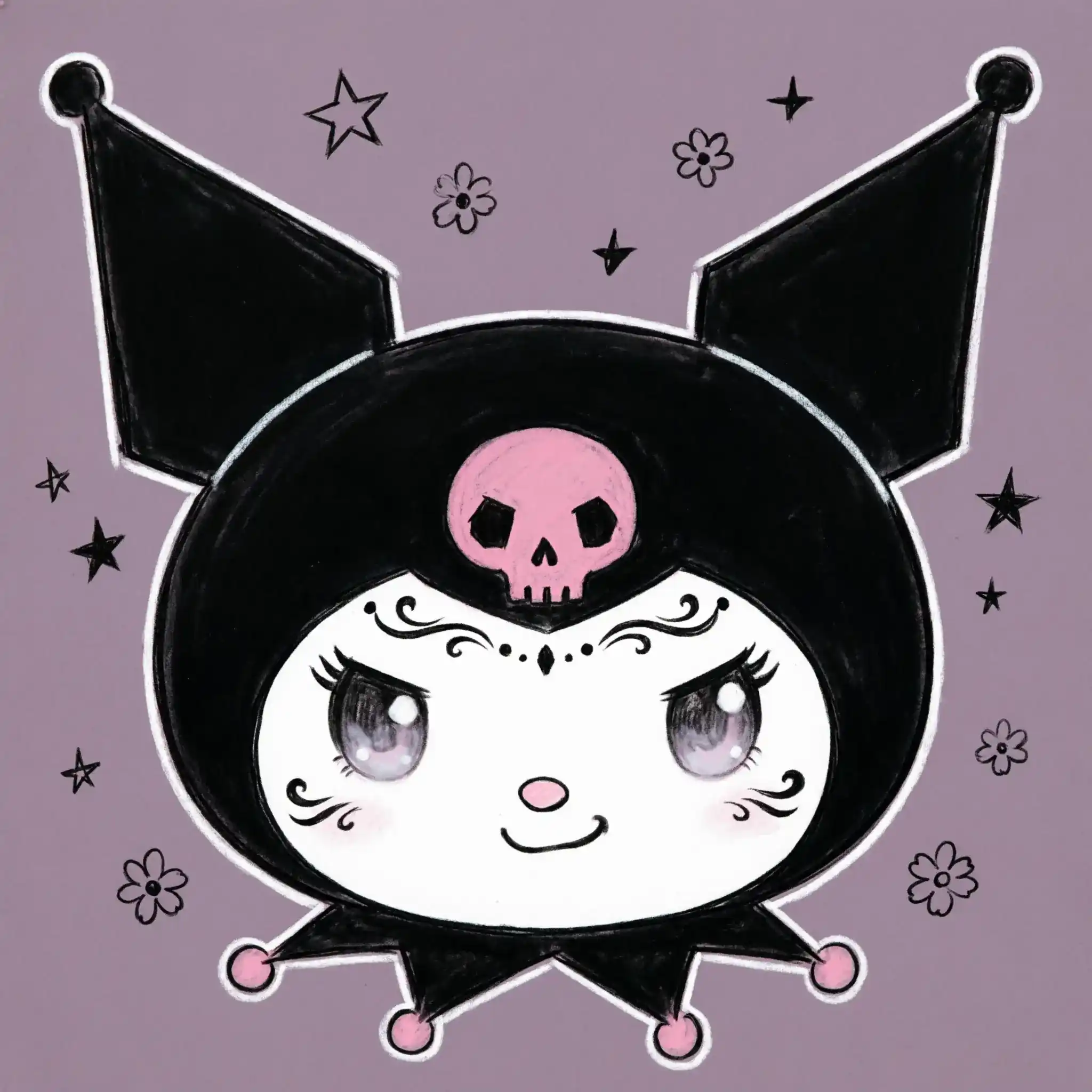 aesthetic kuromi pfp sanrio dreamy bunny