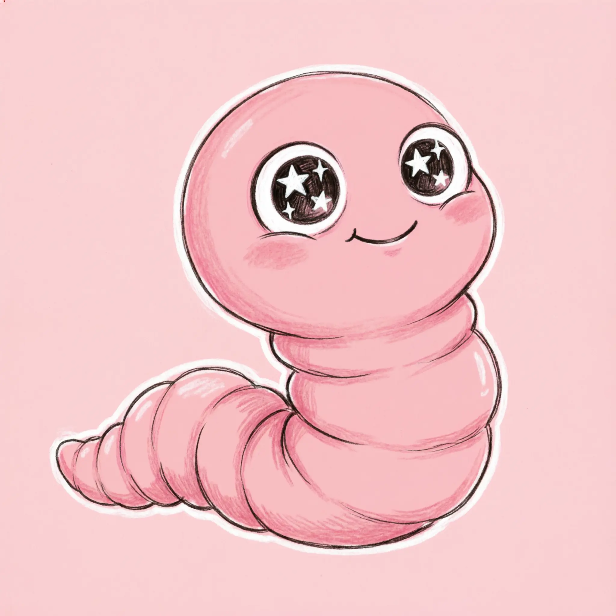 squirm pfp cute adorable worm character kawaii