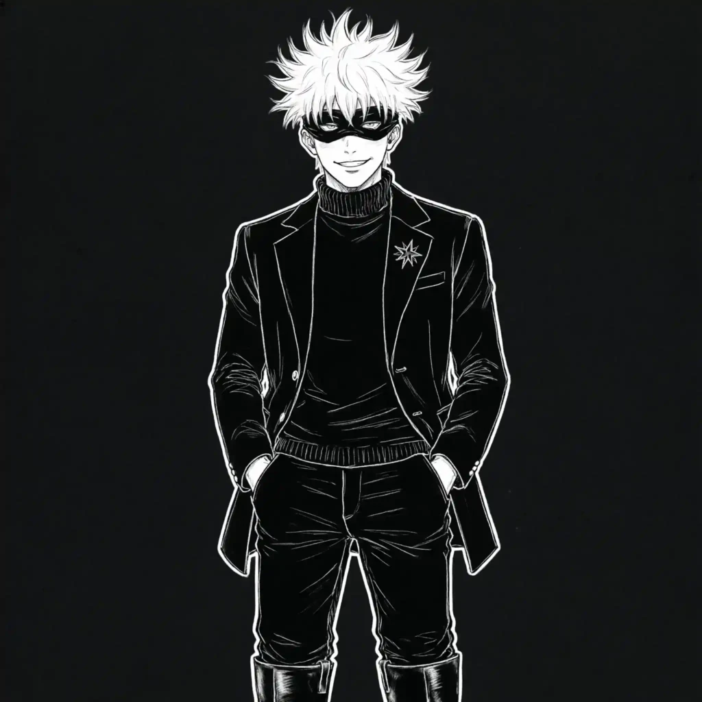 Gojo Black PFP – Strongest Sorcerer