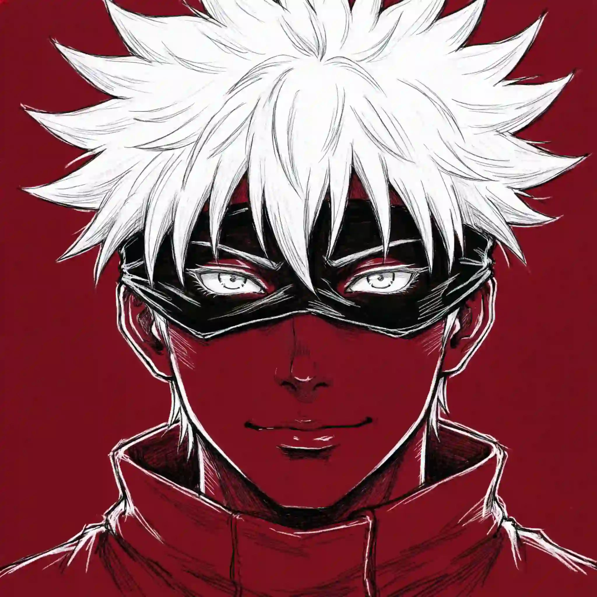 red pfp user gojo blindfold eyes jujutsu kaisen