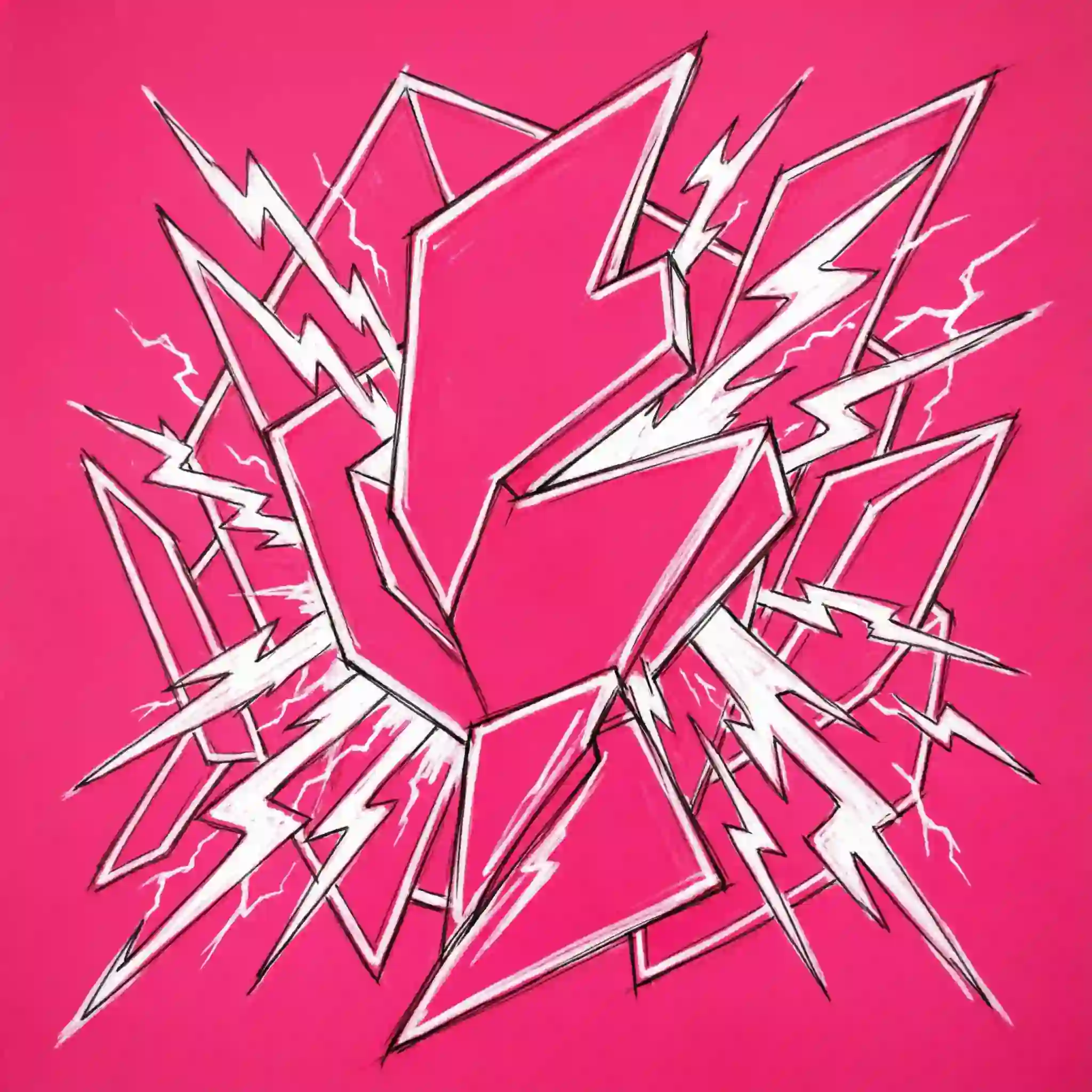 hot pink pfp bold bright energetic vibrant