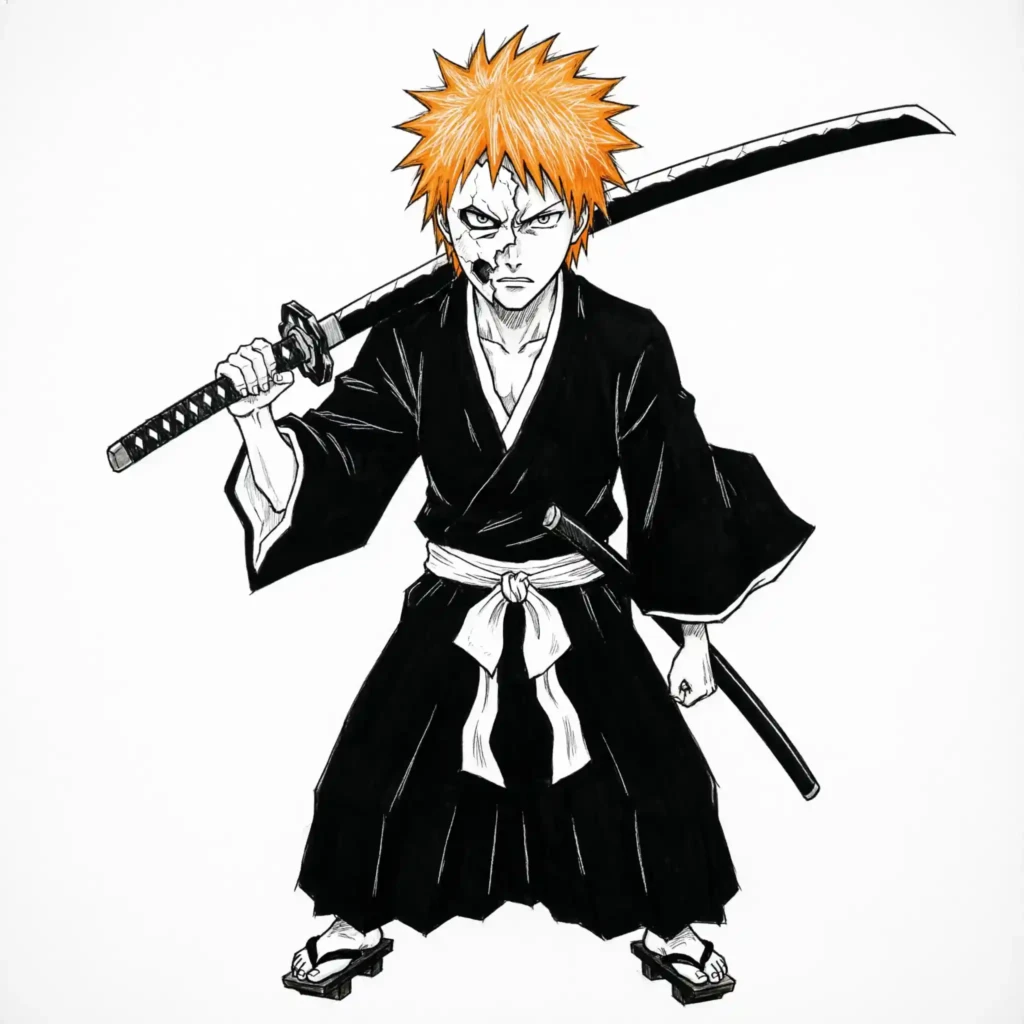Ichigo Black PFP – Bankai Shinigami