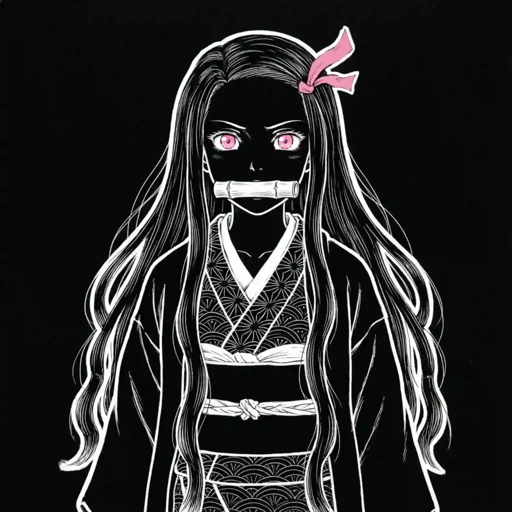 Nezuko Black PFP – Demon Sister