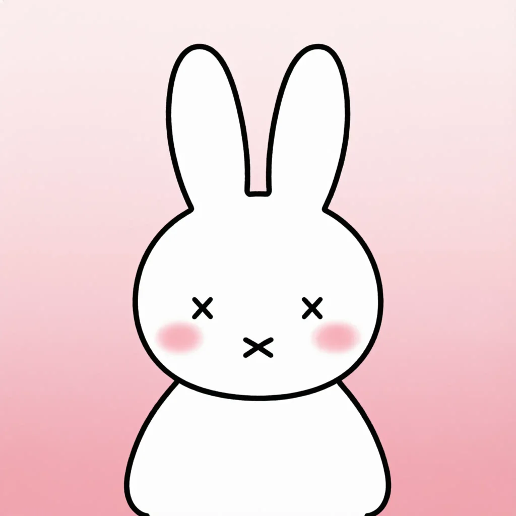 Pink Miffy PFP – Pink Themed White Bunny Profile Picture