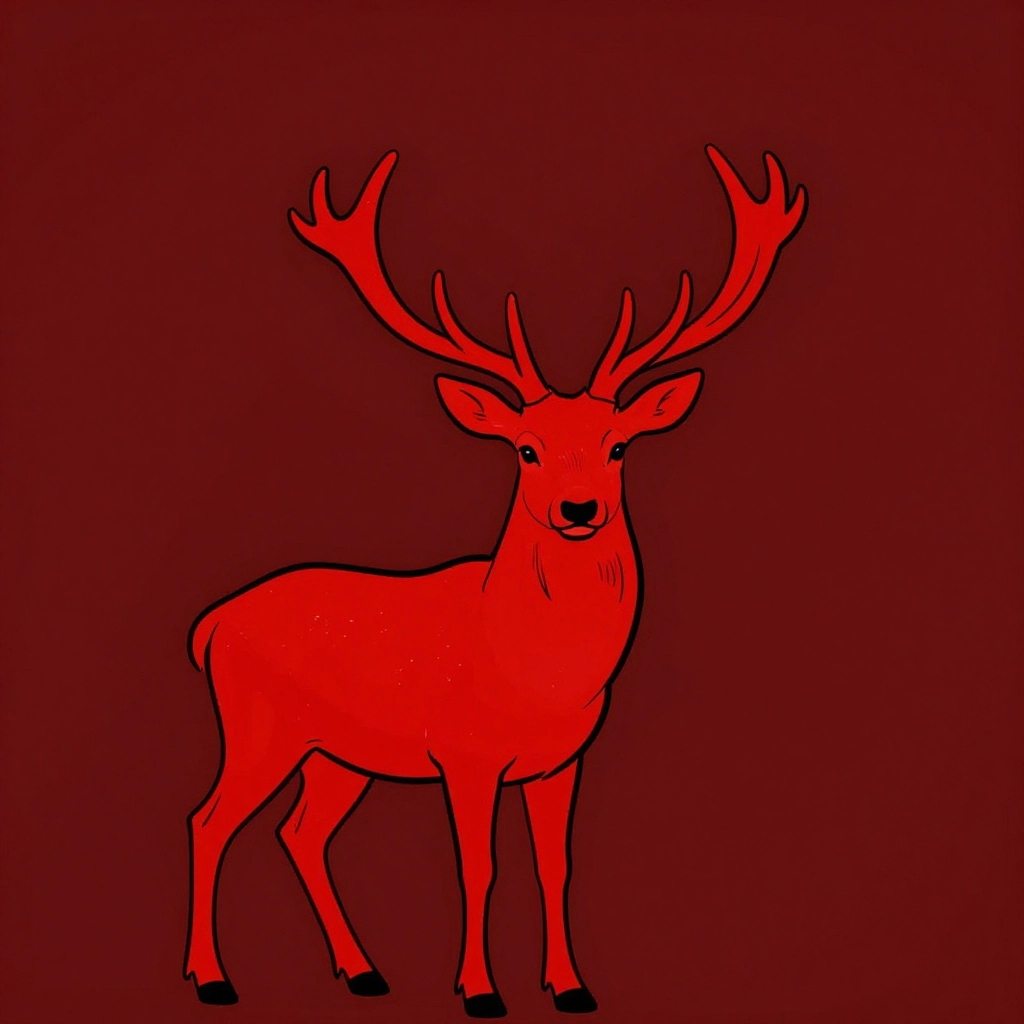 Red Deer PFP – Elegant Red Deer Profile