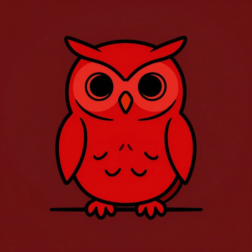 Red Owl PFP – Wise Red Owl Profile