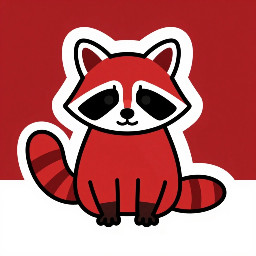 Red Raccoon PFP – Cute Red Raccoon Profile