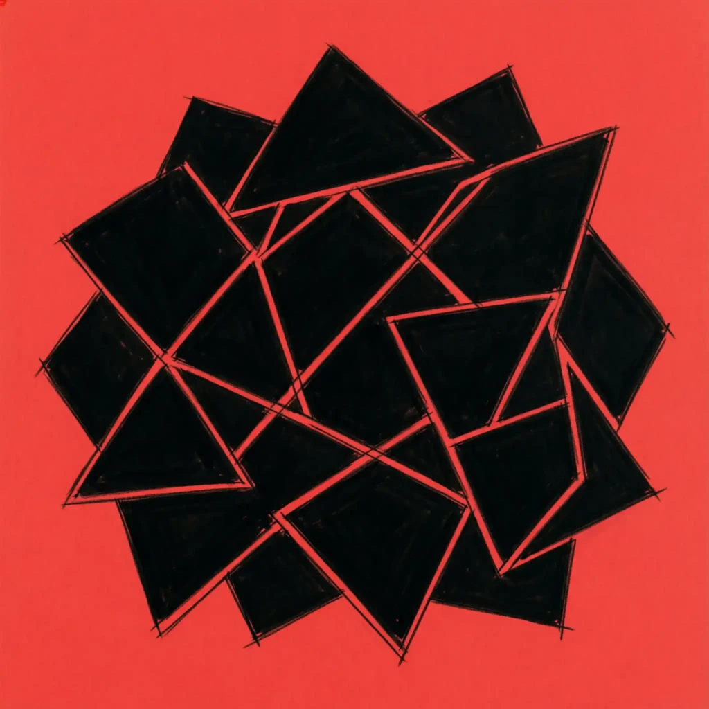 Red and Black PFP – Dark Red Minimal