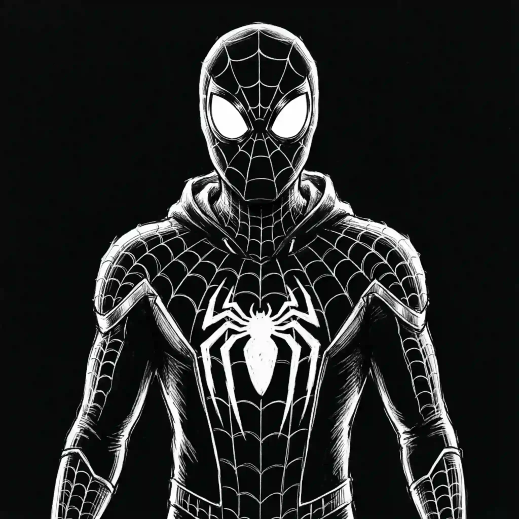 Spider-Man Miles Morales Black PFP – Spider Costume