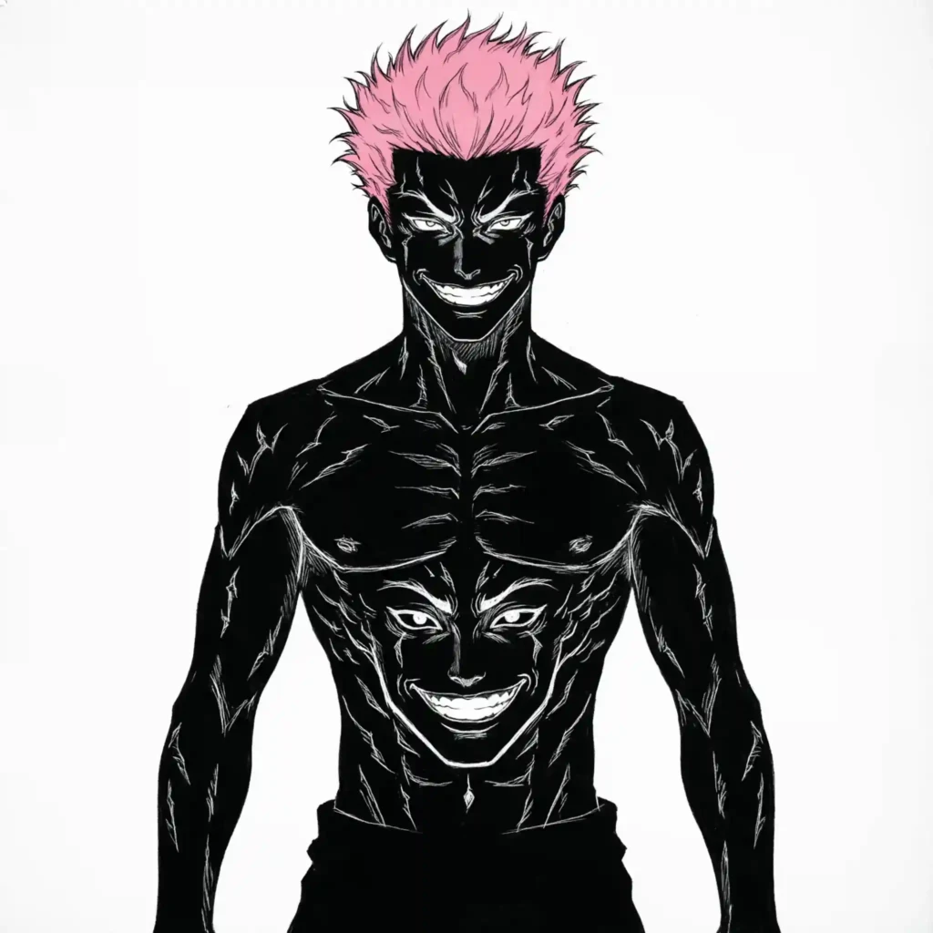 Sukuna Black PFP – King of Curses