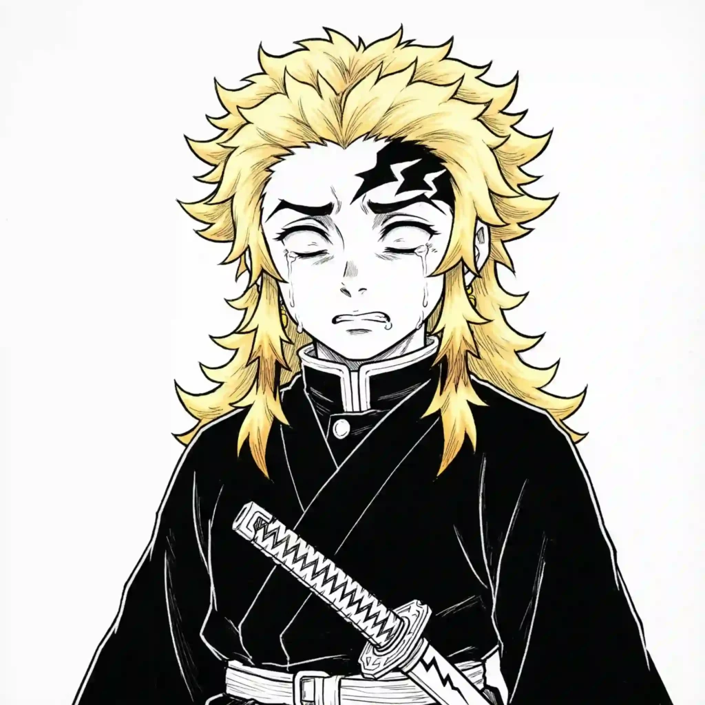 Zenitsu Black PFP – Thunder Breathing