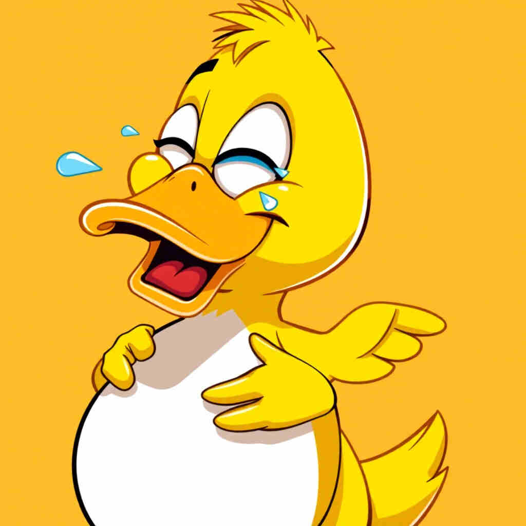 Laughing Fit Duck PFP