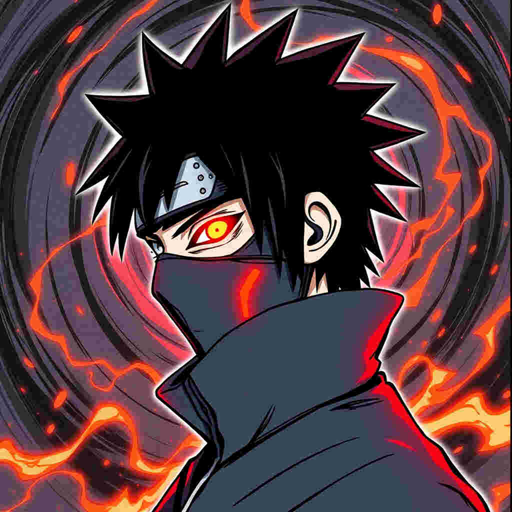 Obito Manga Glow Art Icon